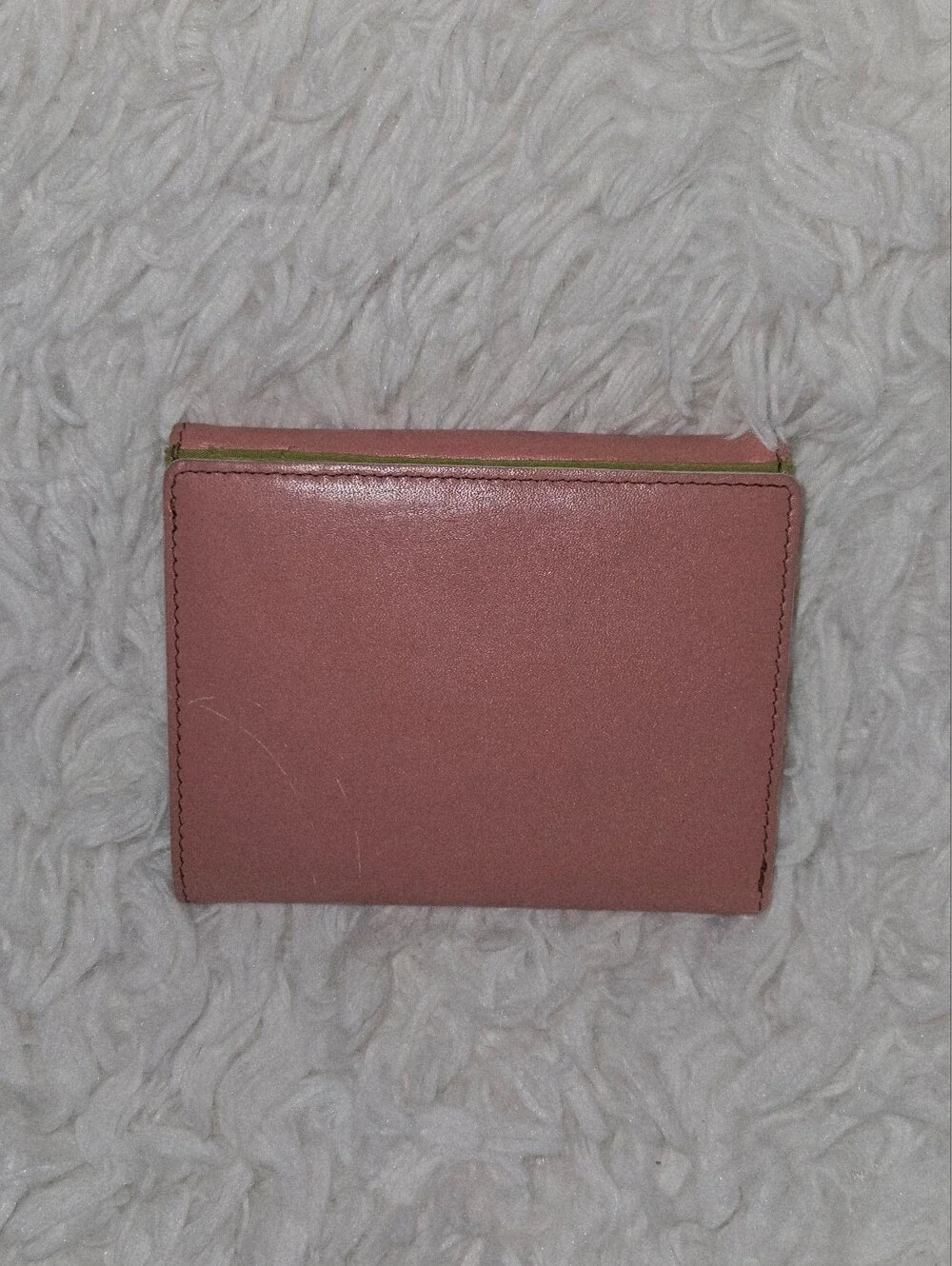 Anne Klein Dusty Rose Compact Wallet w/Pink Interior & Logo Accent